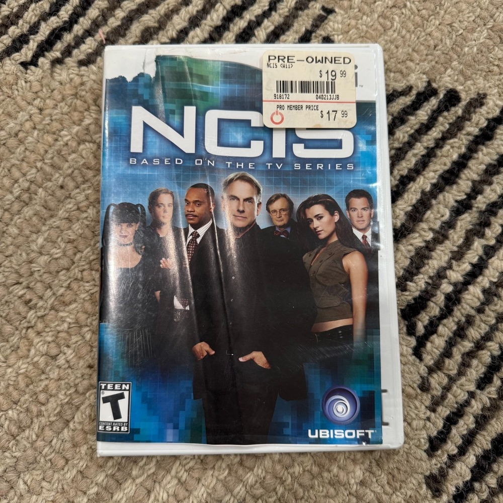 NCIS (Nintendo Wii,‎ 2011) Cover Free Shipping Not Tested